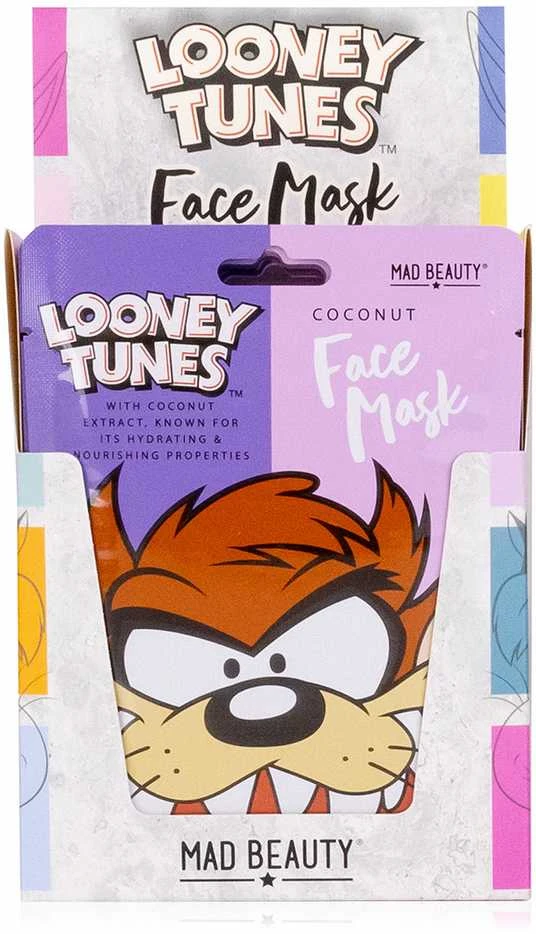 Mad Beauty Looney Tunes Taz Kokosas Veido kaukė (25 ml)