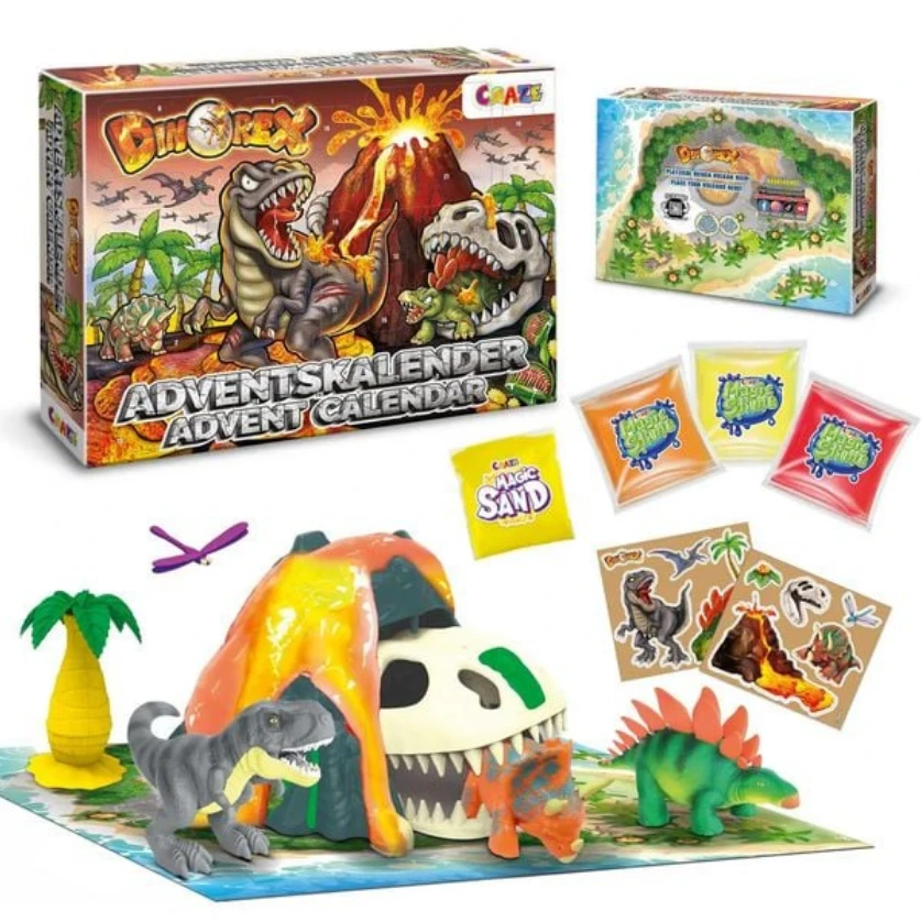 Advento kalendorius Dino Playset su priedais