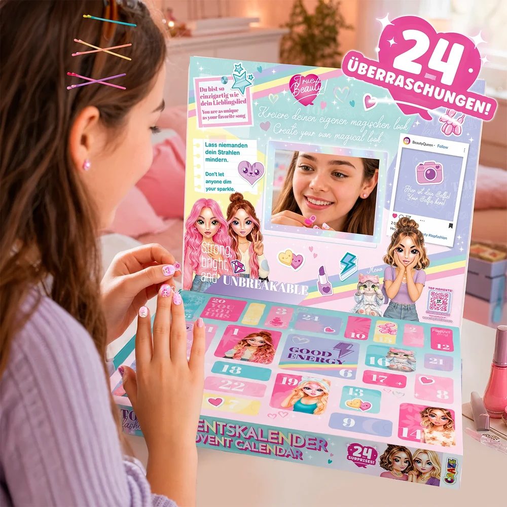 Mados ir grožio Advento kalendorius vaikams CRAZE "Top Fashion 2026"