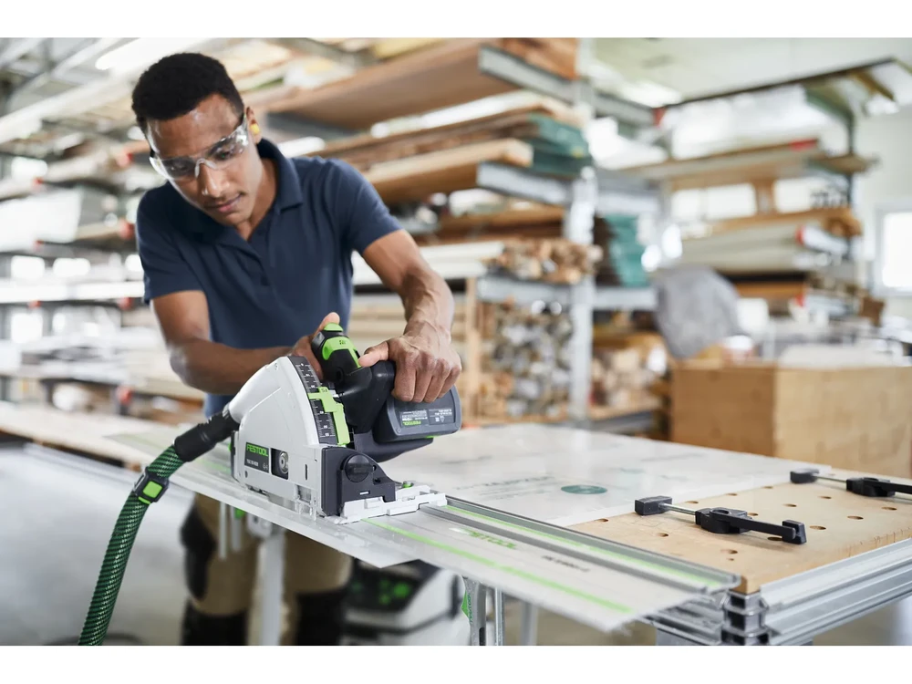 Akumuliatorinis diskinis pjūklas Festool TSC 55 KEB-Basic 18 V (be akumuliatoriaus ir pakrovėjo)