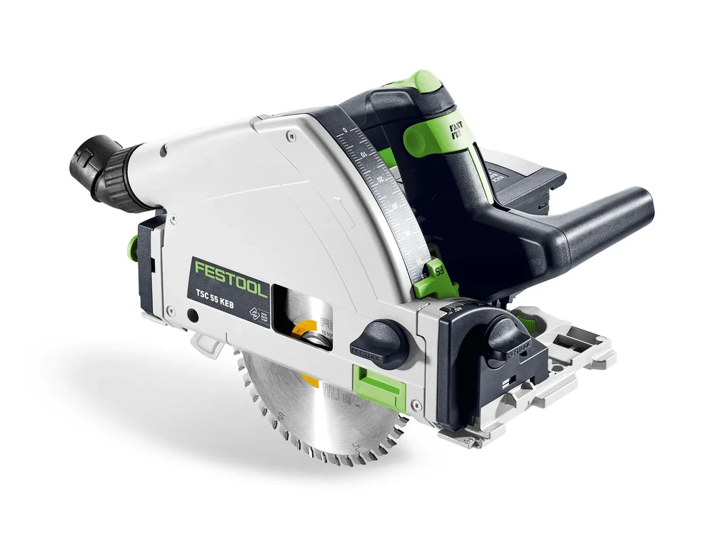 Festool TSC 55 KEB diskinis pjūklas su nuleistu disku