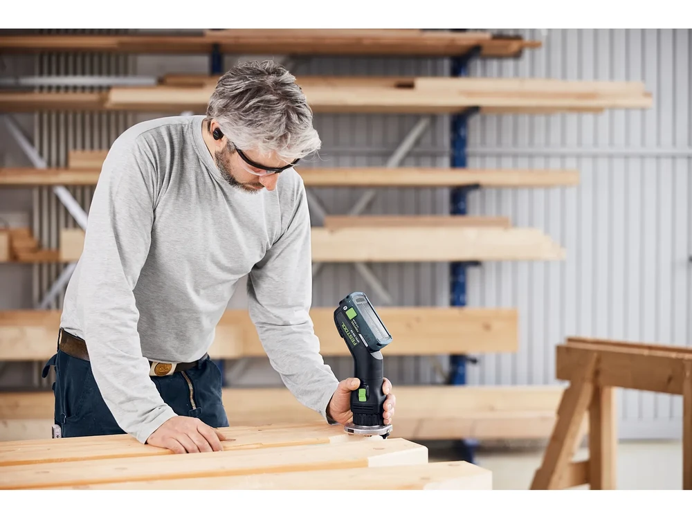 Akumuliatorinis frezeris kraštų apdirbimui Festool OFKC 500 R3 EB-Basic