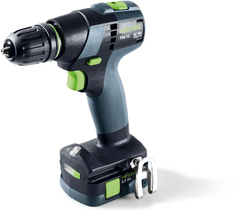 Festool TXS 12 suktuvas su 2,5 Ah akumuliatoriumi