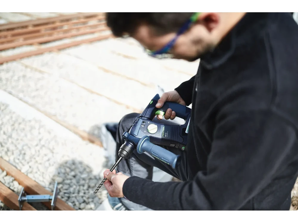 Akumuliatorinis perforatorius Festool BHC 18-Basic; 18 V; (be akumuliatoriaus ir pakrovėjo)