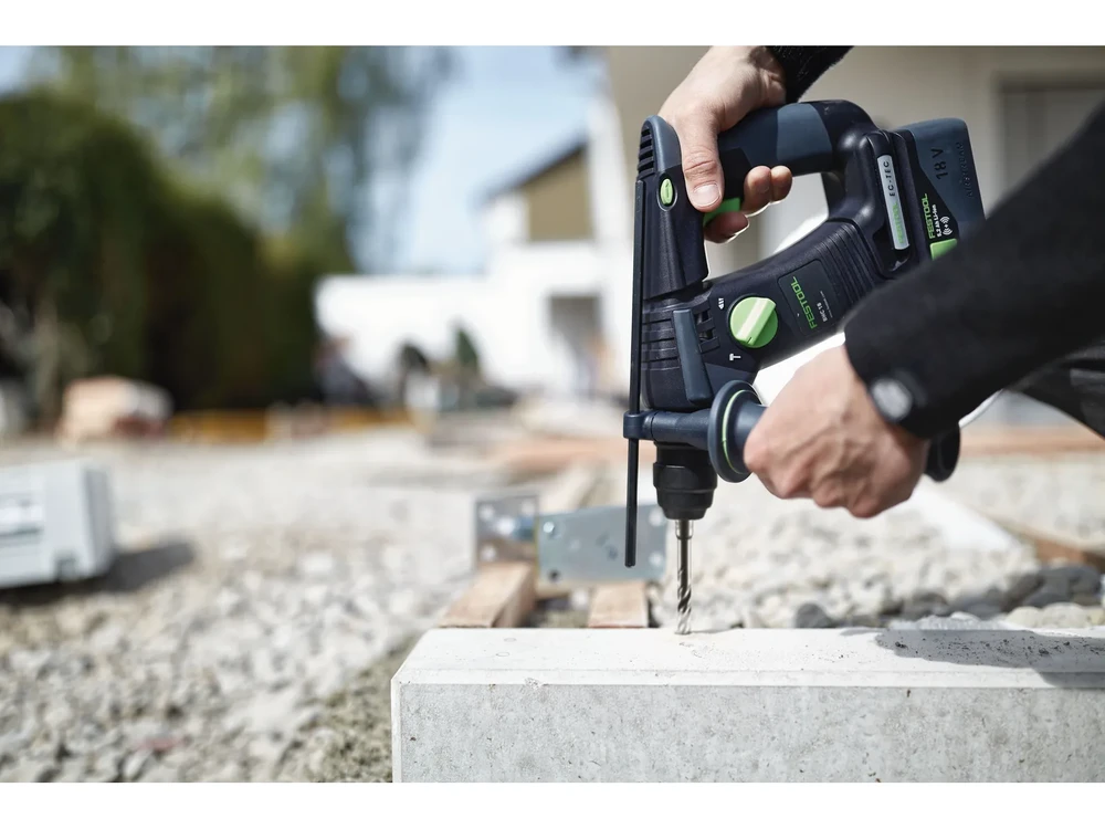 Akumuliatorinis perforatorius Festool BHC 18-Basic; 18 V; (be akumuliatoriaus ir pakrovėjo)
