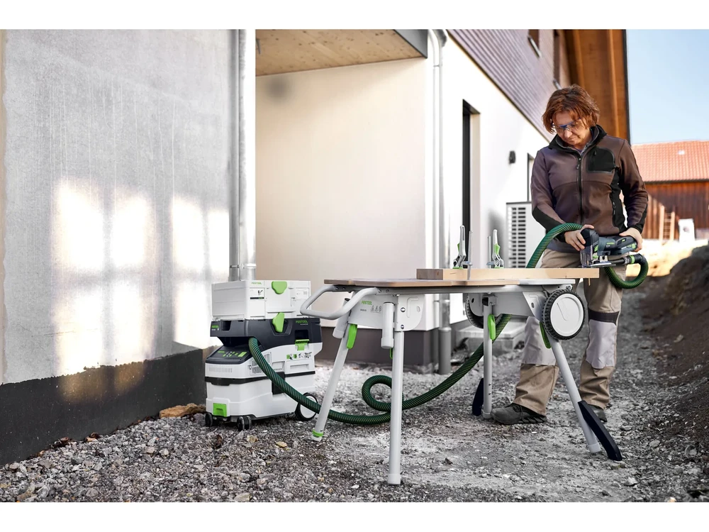 Akumuliatorinis siaurapjūklis Festool PSBC 420 EB-Basic CARVEX; 18 V; (be akumuliatoriaus ir pakrovėjo)