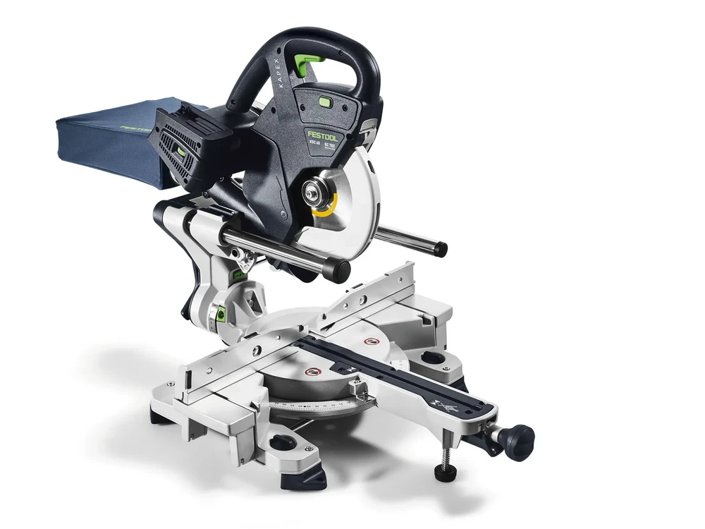 Akumuliatorinis traukiamas skersinio pjovimo pjūklas Festool KSC 60 EB-Basic | 577775 (be akumuliatoriaus ir pakrovėjo)