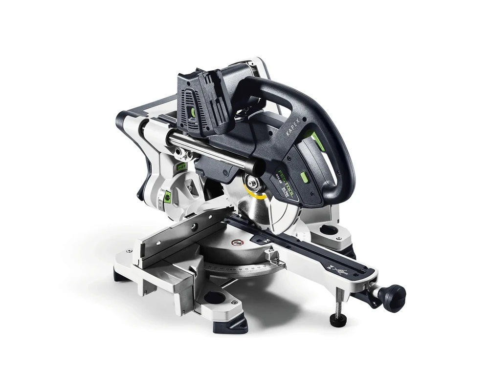 Akumuliatorinis traukiamas skersinio pjovimo pjūklas Festool KSC 60 EB-Basic | 577775 (be akumuliatoriaus ir pakrovėjo)