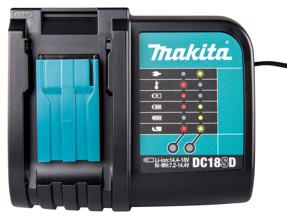 Akumuliatorių įkroviklis MAKITA DC18SD 14,4-18V