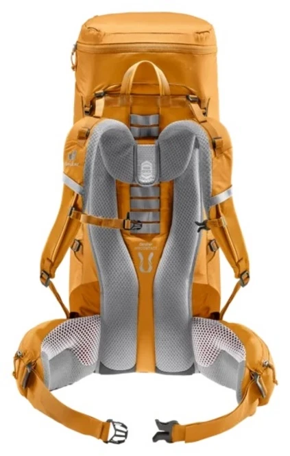 Deuter Aircontact Lite 40+10 turistinė kuprinė, geltona