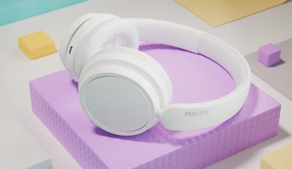 Ant ausų dedamos belaidės ausinės Philips 5000 series, baltos spalvos | TAH5209WT/00 aprašymas - Prekės nuotrauka
