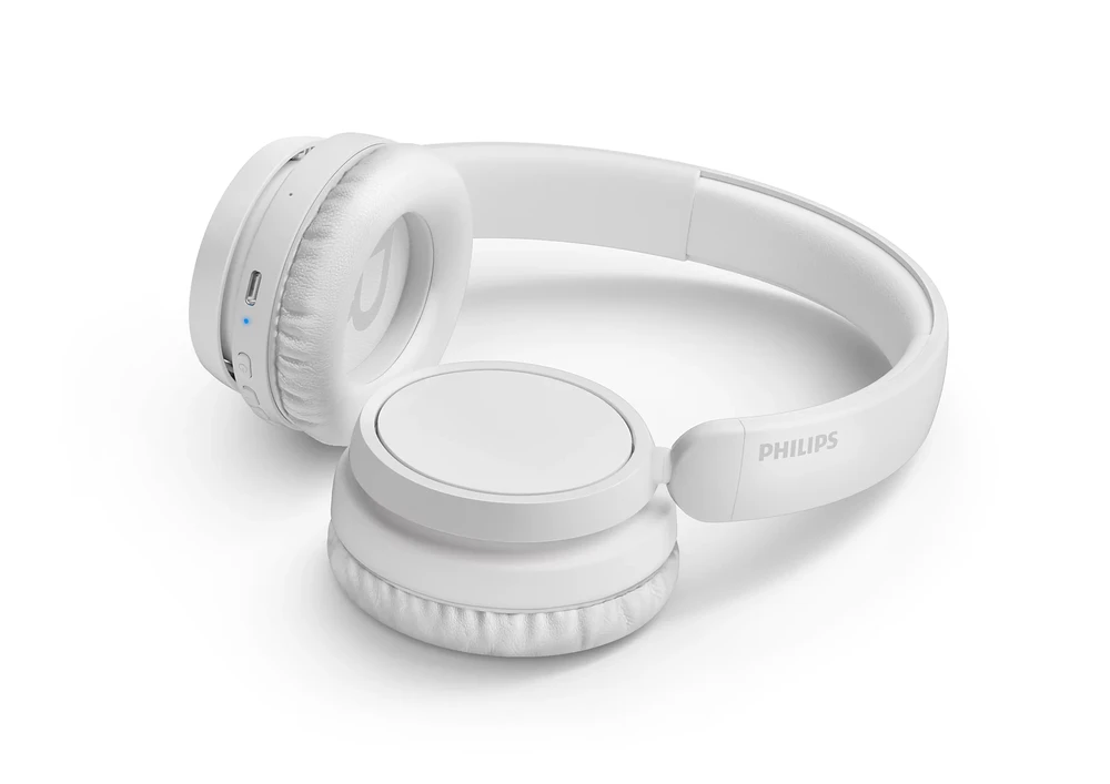 Ant ausų dedamos belaidės ausinės Philips 5000 series, baltos spalvos | TAH5209WT/00
