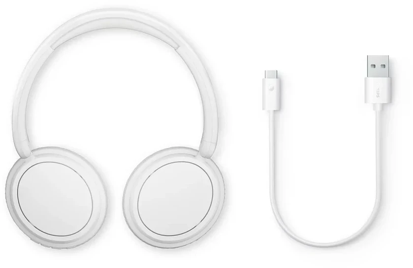 Ant ausų dedamos belaidės ausinės Philips 5000 series, baltos spalvos | TAH5209WT/00