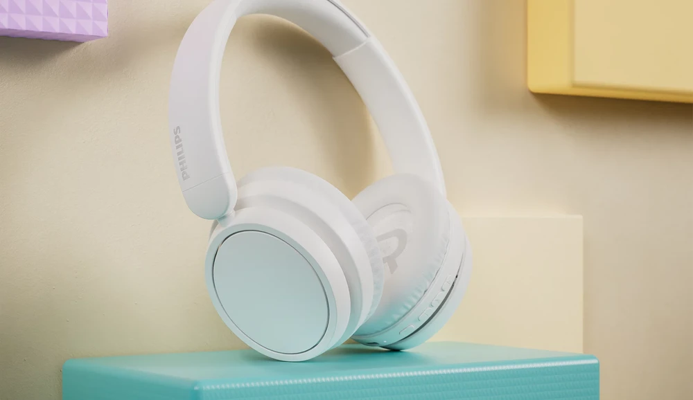 Ant ausų dedamos belaidės ausinės Philips 5000 series, baltos spalvos | TAH5209WT/00 aprašymas - Prekės nuotrauka