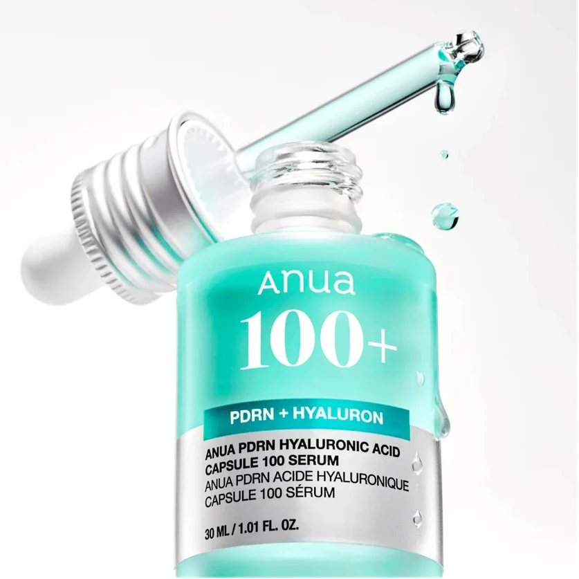 „Anua 100+ PDRN“ ir hialurono rūgšties drėkinamasis ir lyginamasis veido serumas, 30 ml