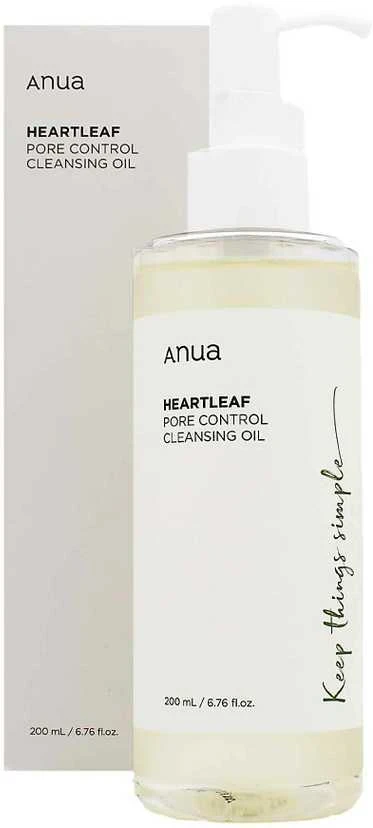 Anua Heartleaf Pore Control Cleansing Oil Valomasis veido aliejus, 200 ml