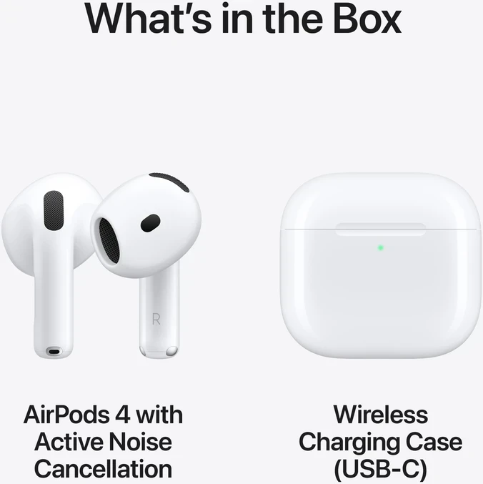 Apple AirPods 4 with Active Noise Cancellation - MXP93ZM / A