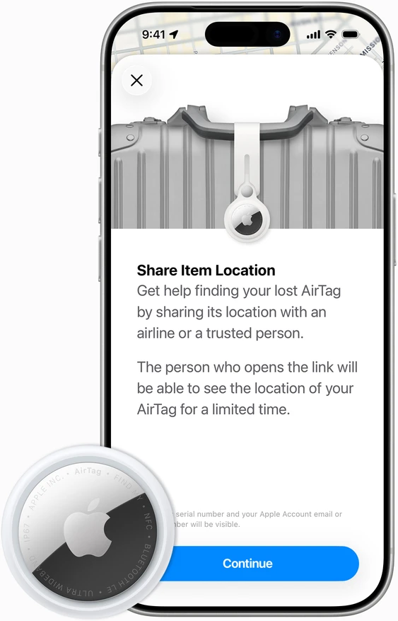 Apple AirTag (4 Pack) (2nd gen) - MFEA4ZM/A