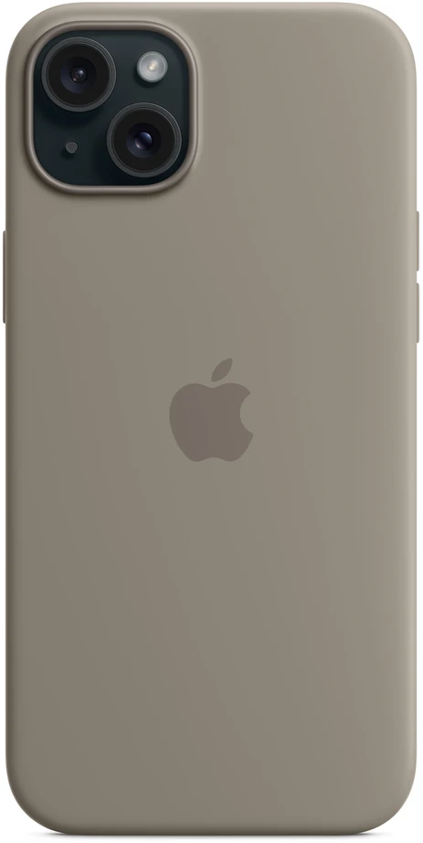Apple iPhone 15 Plus Silicone Case with MagSafe - Clay - MT133ZM/A