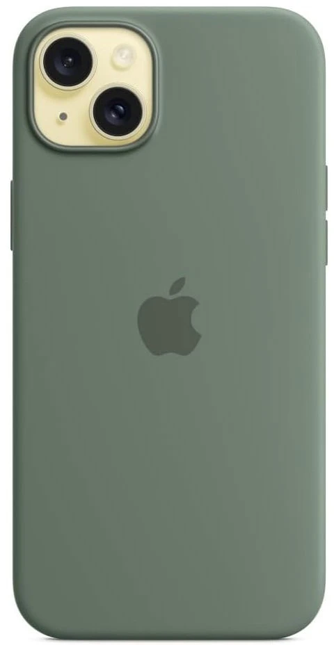 Apple iPhone 15 Plus Silicone Case with MagSafe - Cypress - MT183ZM/A