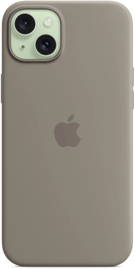 Apple iPhone 15 Plus Silicone Case with MagSafe - Clay - MT133ZM/A