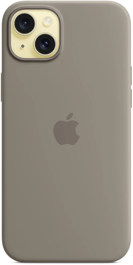 Apple iPhone 15 Plus Silicone Case with MagSafe - Clay - MT133ZM/A
