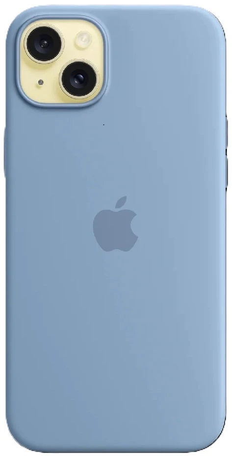 Apple iPhone 15 Plus Silicone Case with MagSafe - Winter Blue - MT193ZM/A