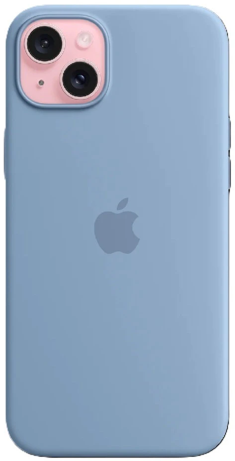 Apple iPhone 15 Plus Silicone Case with MagSafe - Winter Blue - MT193ZM/A