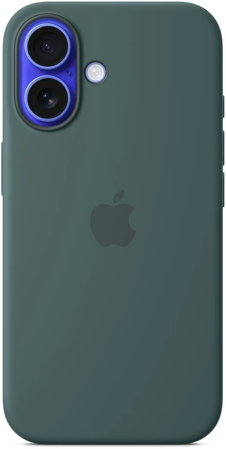 Apple iPhone 16 Silicone Case with MagSafe - Lake Green - MYY83ZM/A