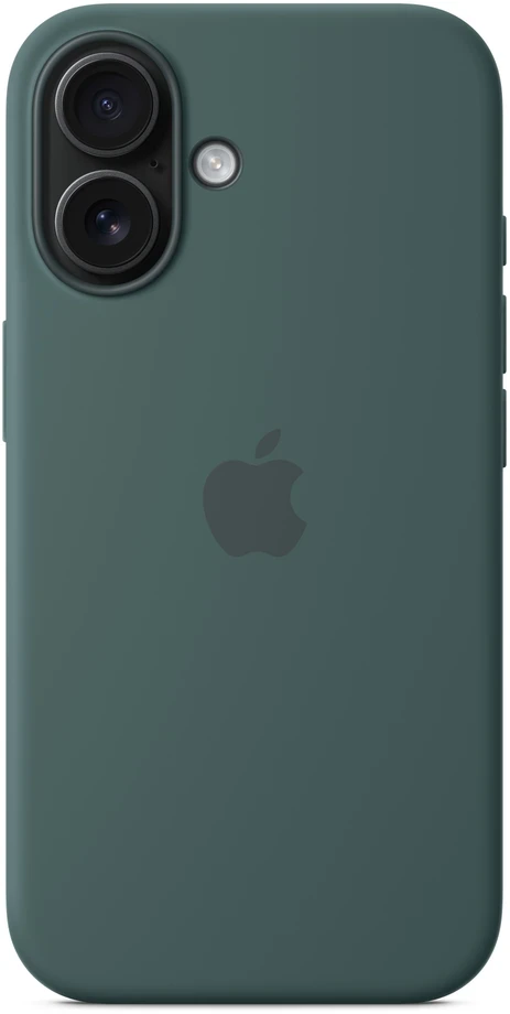 Apple iPhone 16 Silicone Case with MagSafe - Lake Green - MYY83ZM/A