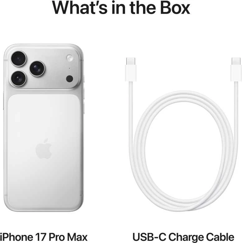Apple iPhone 17 Pro Max 512GB Silver - MFYQ4HX/A