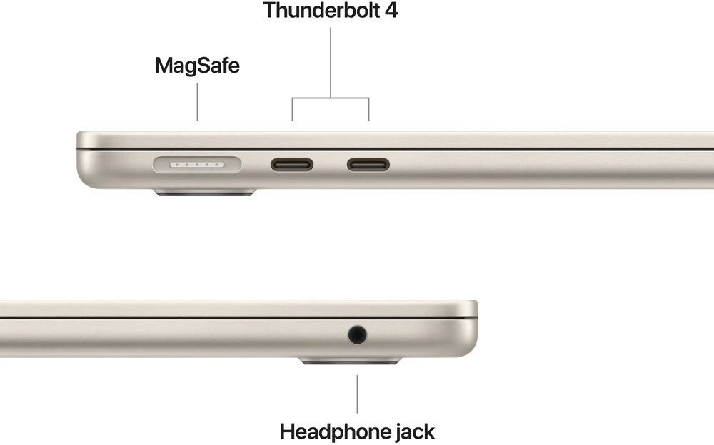 Apple MacBook Air 13" M5 10‑core CPU 8‑core GPU/16GB/512GB/Starlight/INT - MDHA4ZE/A