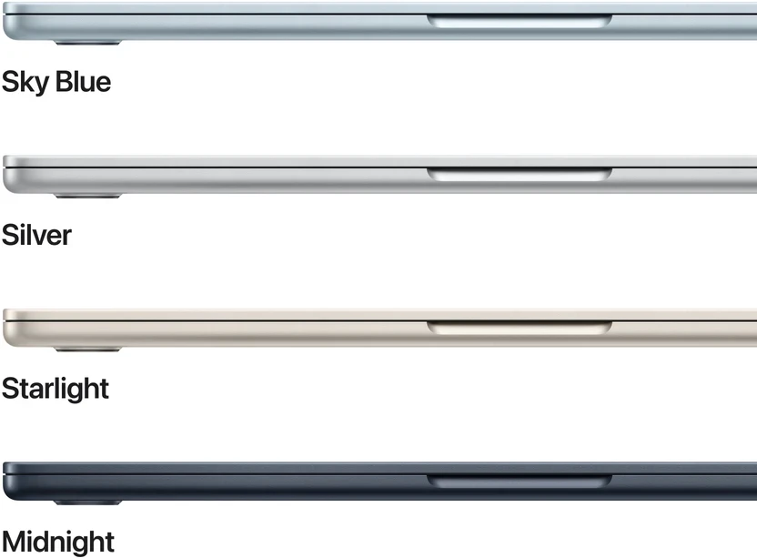 Apple MacBook Air 13" M5 10‑core CPU 8‑core GPU/16GB/512GB/Midnight/INT - MDHE4ZE/A