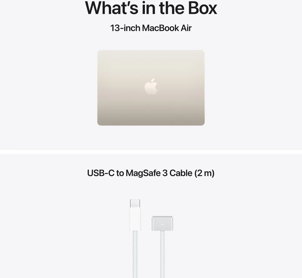 Apple MacBook Air 13" M5 10‑core CPU 8‑core GPU/16GB/512GB/Starlight/INT - MDHA4ZE/A