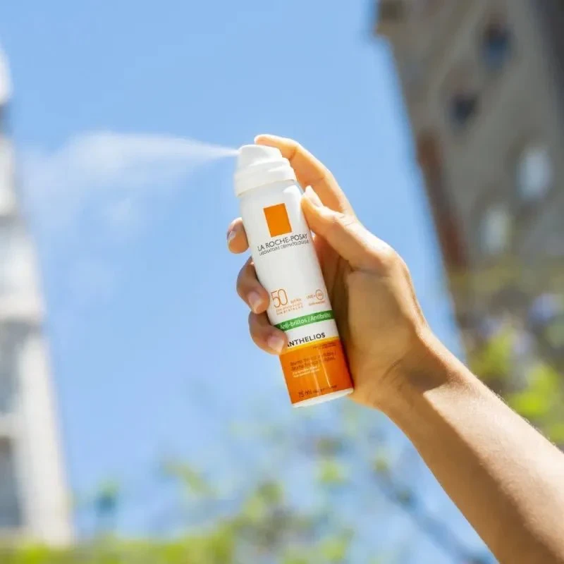 Apsauga nuo saulės La Roche Posay Anthelios Invisible Face Mist Anti Shine, su SPF50, 75 ml aprašymas - Prekės nuotrauka