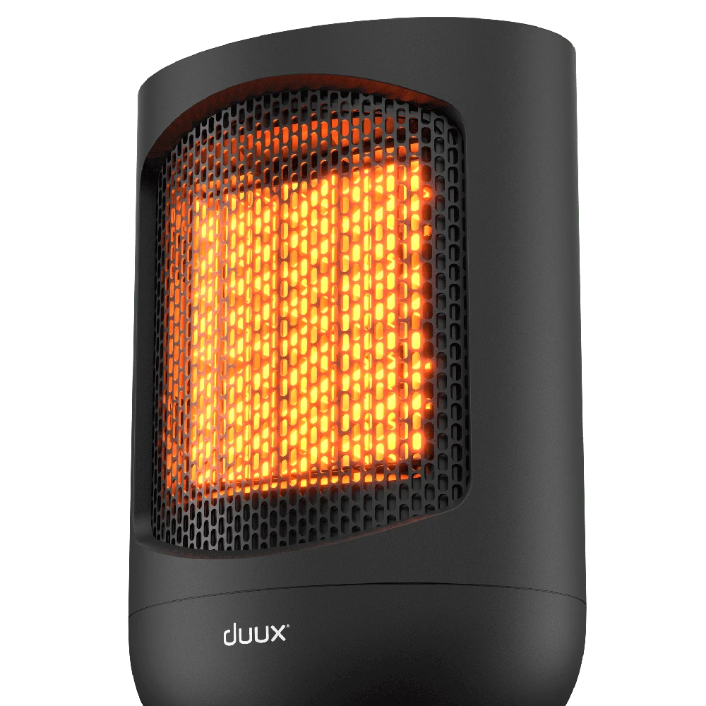Asmeninis oro šildytuvas Duux Zone Black | 600/900/1500 W | Juodas | IP21