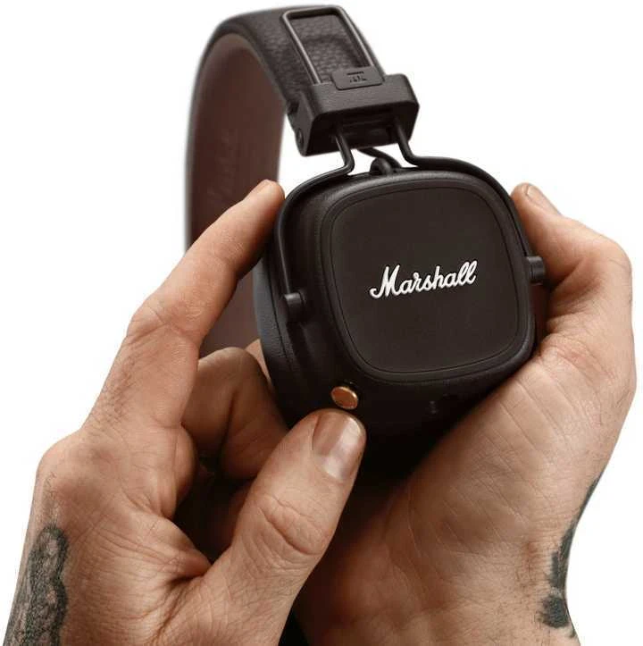 Ausinės Marshall Major IV Bluetooth, Rudos spalvos | Varle.lt