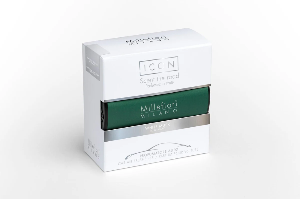Automobilio oro gaiviklis Millefiori Icon, White Musk, 47 g