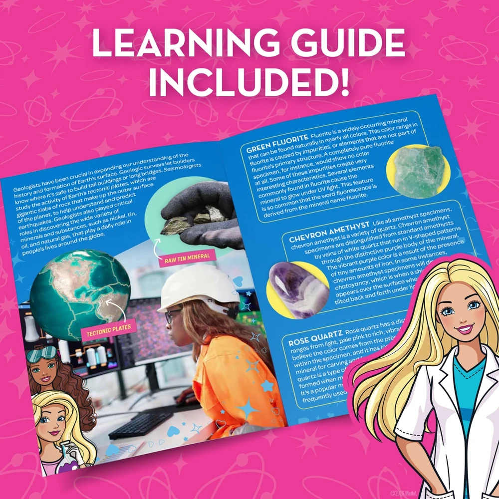 BARBIE brangakmenių kasinėjimo rinkinys Gemstone Dig Kit, RTBBCARDIG