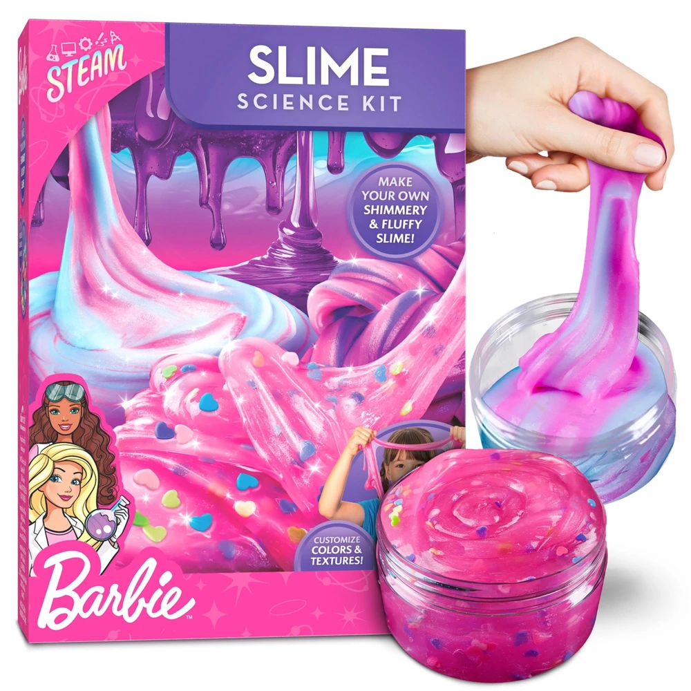Kūrybinis gleivių gaminimo rinkinys Barbie Slime Science Kit, RTBBSLIMESCI