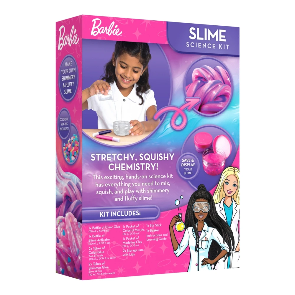 Kūrybinis gleivių gaminimo rinkinys Barbie Slime Science Kit, RTBBSLIMESCI