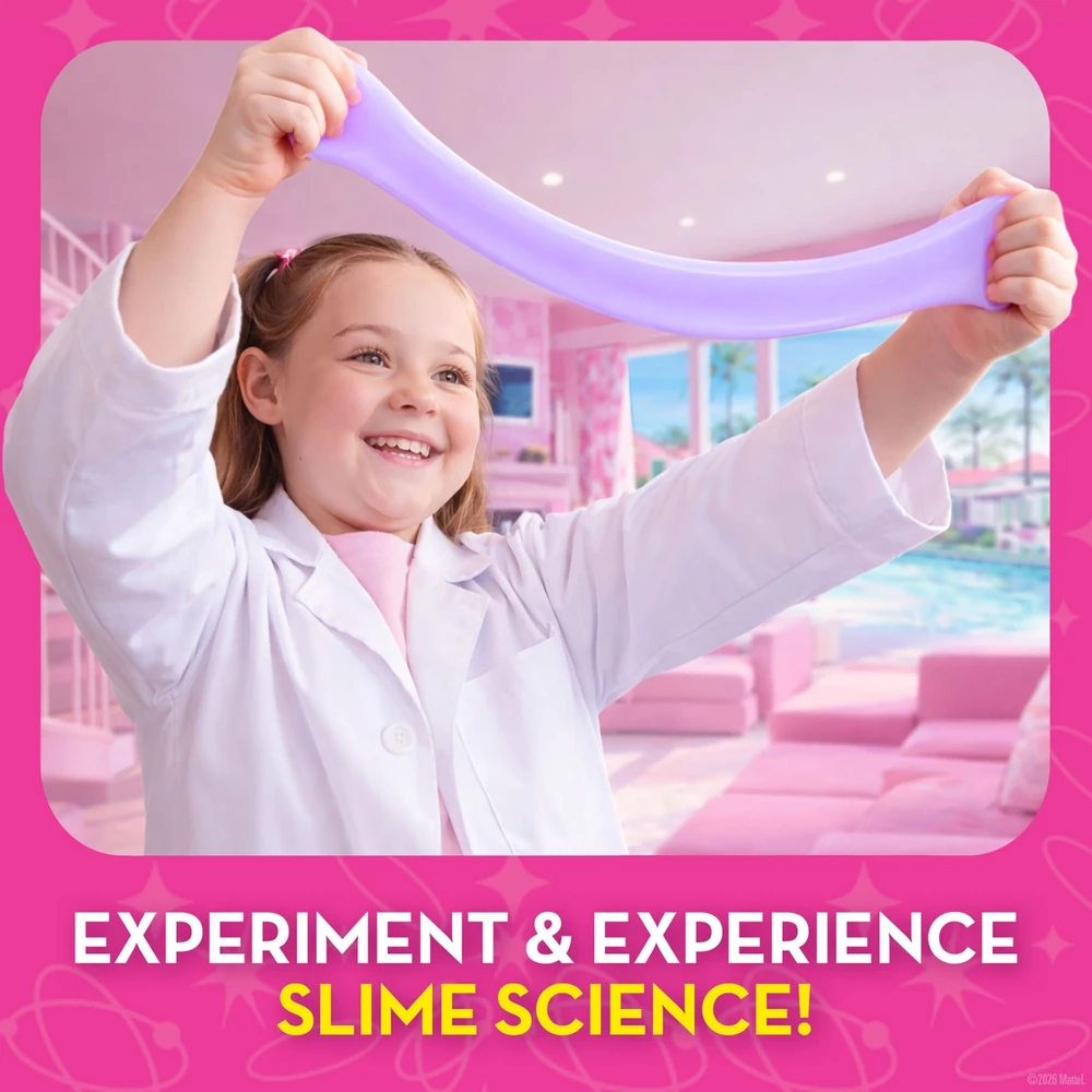 Kūrybinis gleivių gaminimo rinkinys Barbie Slime Science Kit, RTBBSLIMESCI