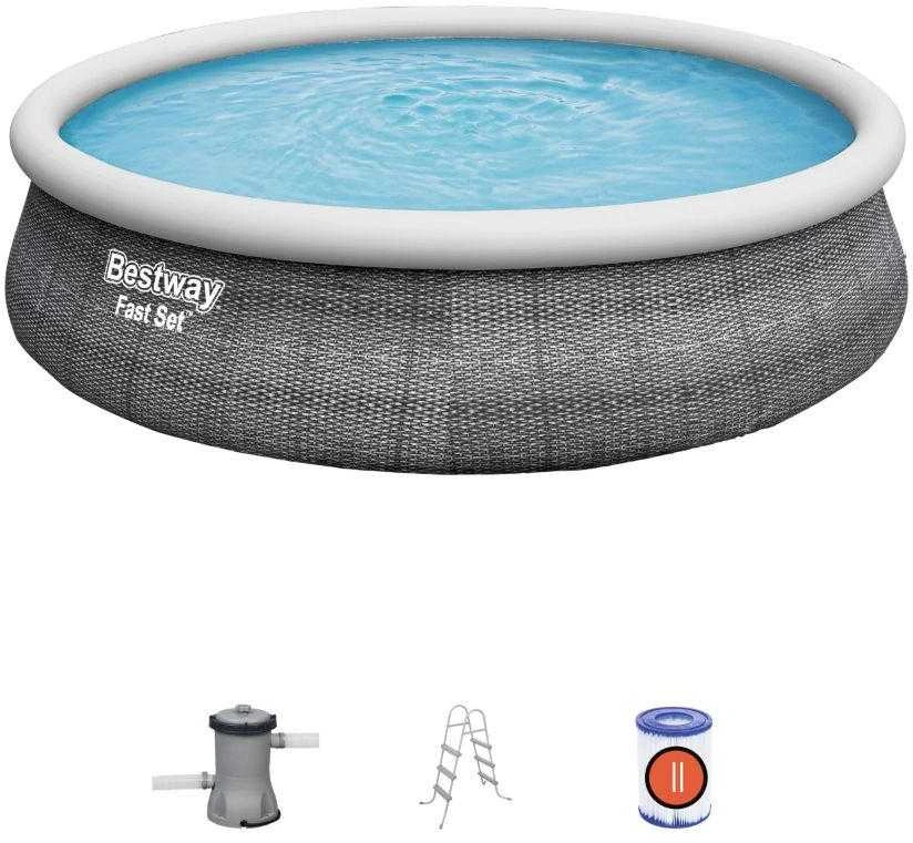 Bestway Fast Set™ apvalus baseinas 4,57 m x 1,07 m