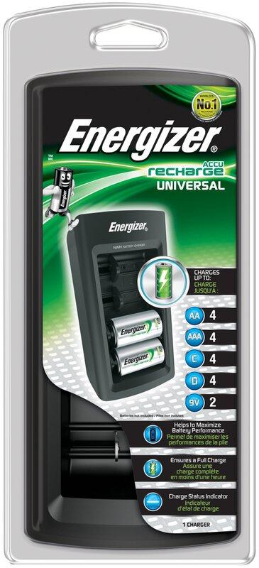 Energizer universalus elementų įkroviklis 