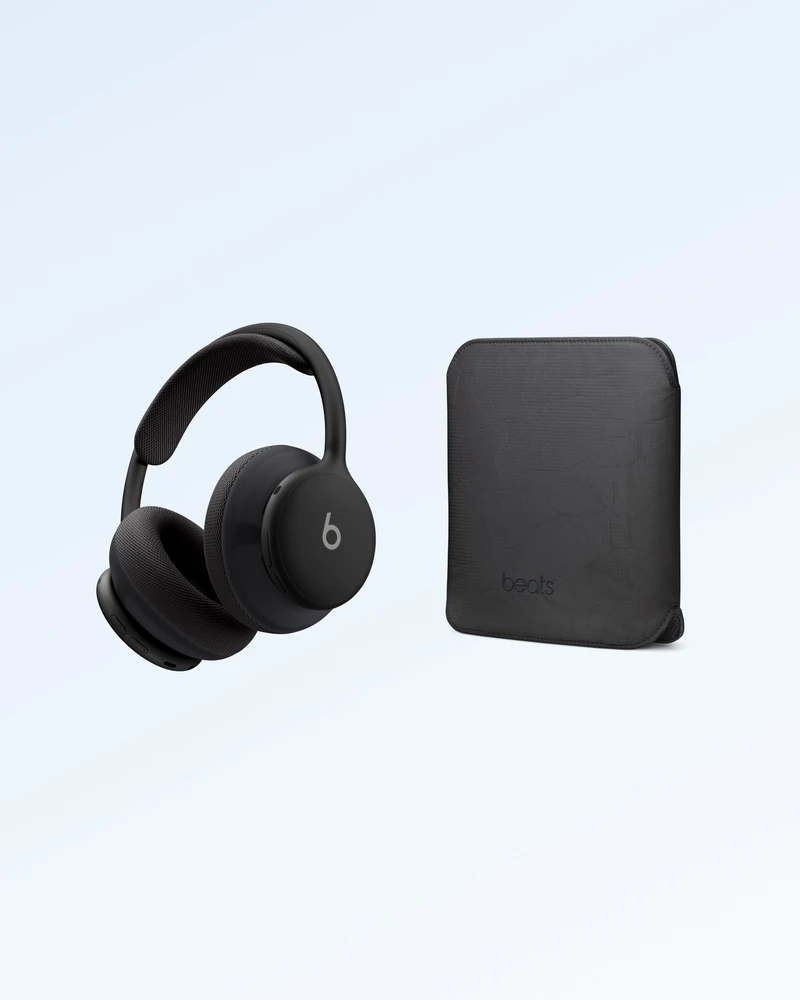 Beats 360 Over-Ear Headphones - Black with Black Performance Knit Cushions - MJE14ZM/A