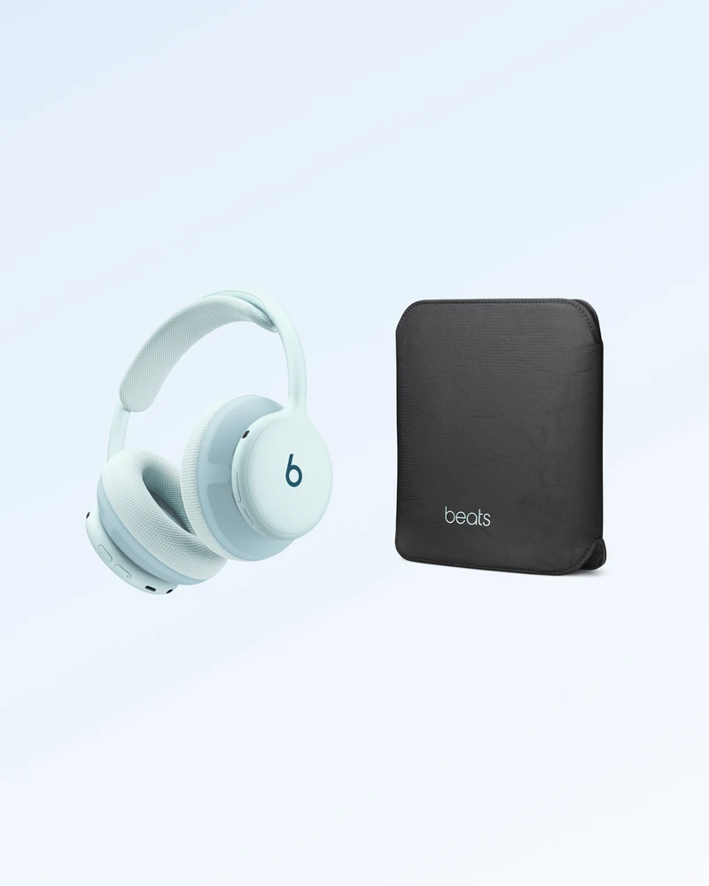 Beats 360 Over-Ear Headphones - Sky with Sky Performance Knit Cushions - MJE44ZM/A