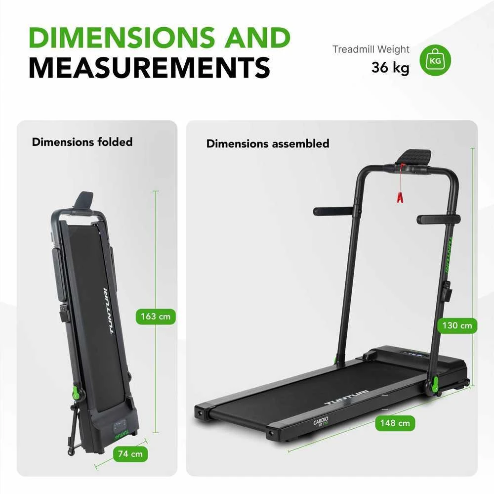 Bėgimo takelis Tunturi Cardio Fit T10 aprašymas - Prekės nuotrauka