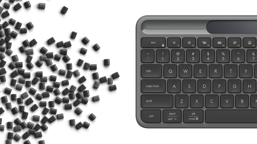 Belaidė klaviatūra Logitech Signature Slim Solar+ K980s, grafito spalvos, 920-013764