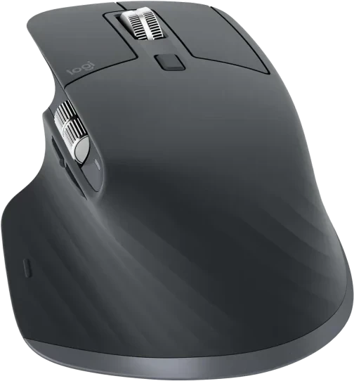 Belaidė pelė Logitech MX Master 3S Bluetooth Edition, tamsiai pilka