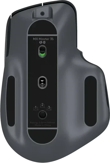 Belaidė pelė Logitech MX Master 3S Bluetooth Edition, tamsiai pilka